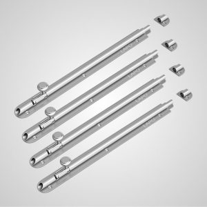 LAPO 4 Pack Heavy Duty Stainless Steel Tower Bolt 12 Inch, Tower Bolt for Main Door and Bathroom, Kundi Latch for Bedroom, Chitakni, Tower Bolt for Home,Offices Doors,Windows (Matt Finish, Pack of 4)
